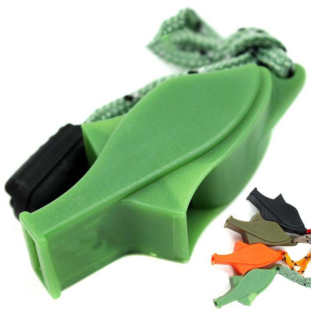 Dolfijnvorm, hard geluid, lichtgewicht, buitensport, wedstrijdtraining, praktisch, noodgeval, plastic, met koord, fluitje