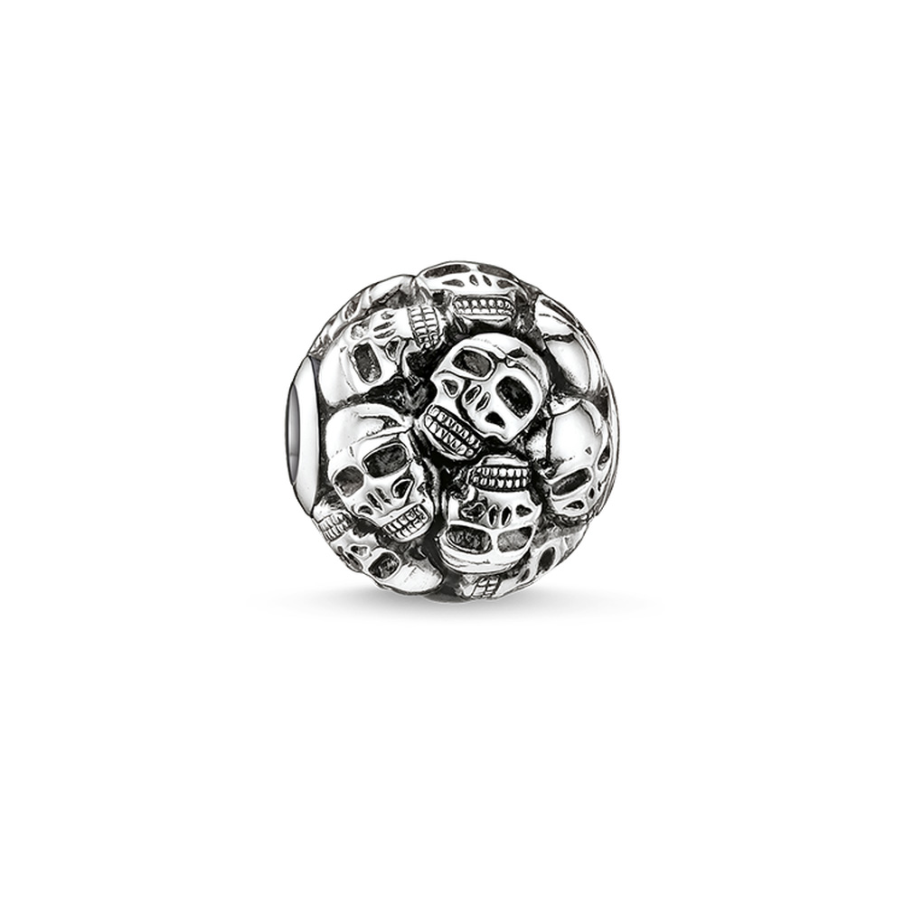 Koraliki Fleur-de-lis Lily Skull, 2019 Rebel Street Beads Pasuje do bransoletki Europa Naszyjnik Karma Charms Biżuteria Akcesoria: Wielu kolor
