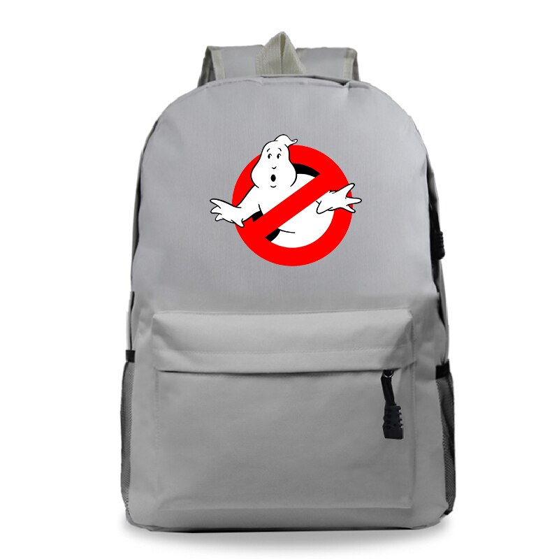 Ghostbuster Backpack Pattern Men Women Travel Knapsack Students Boys Girls Back to School Rucksack: 12