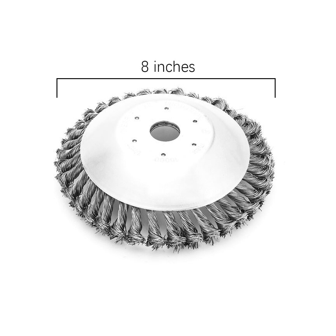 6/8 Tray Wire Weeder Inch Lawn Mower Wire Wheel Brush Alloy WeedingLawn Mower Parts Agricultural Machinery Accessories Weeding: 8inch