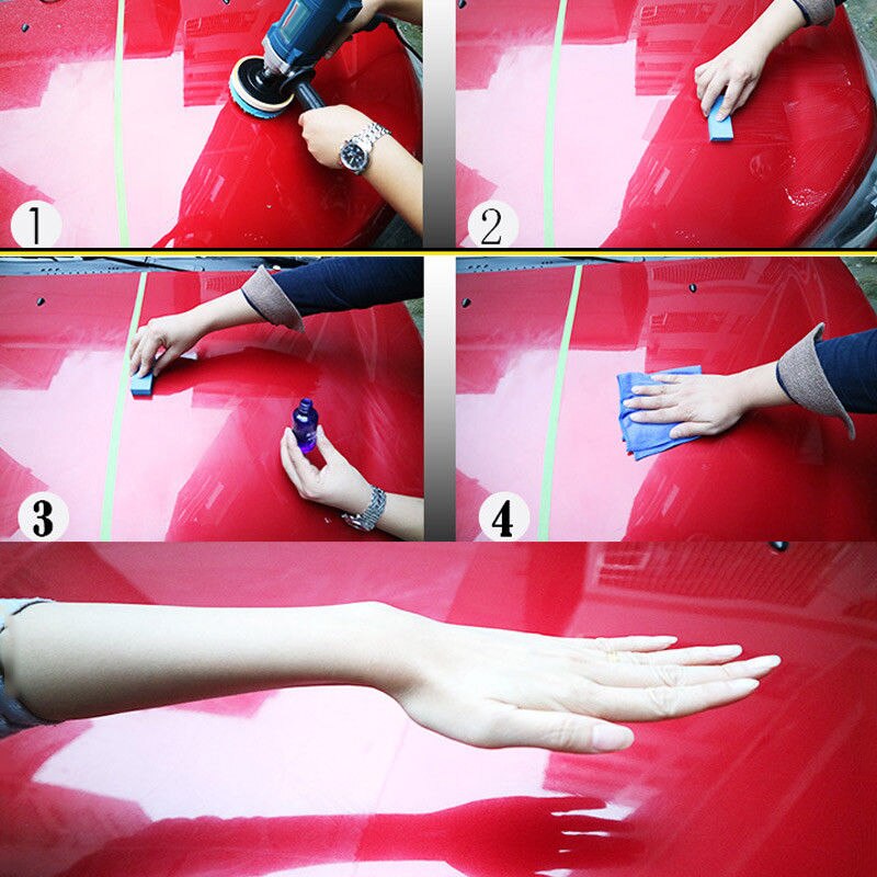 Glass Coating Ceramic Liquid Coat Polish 1 Bottle Hydrophobic Practical