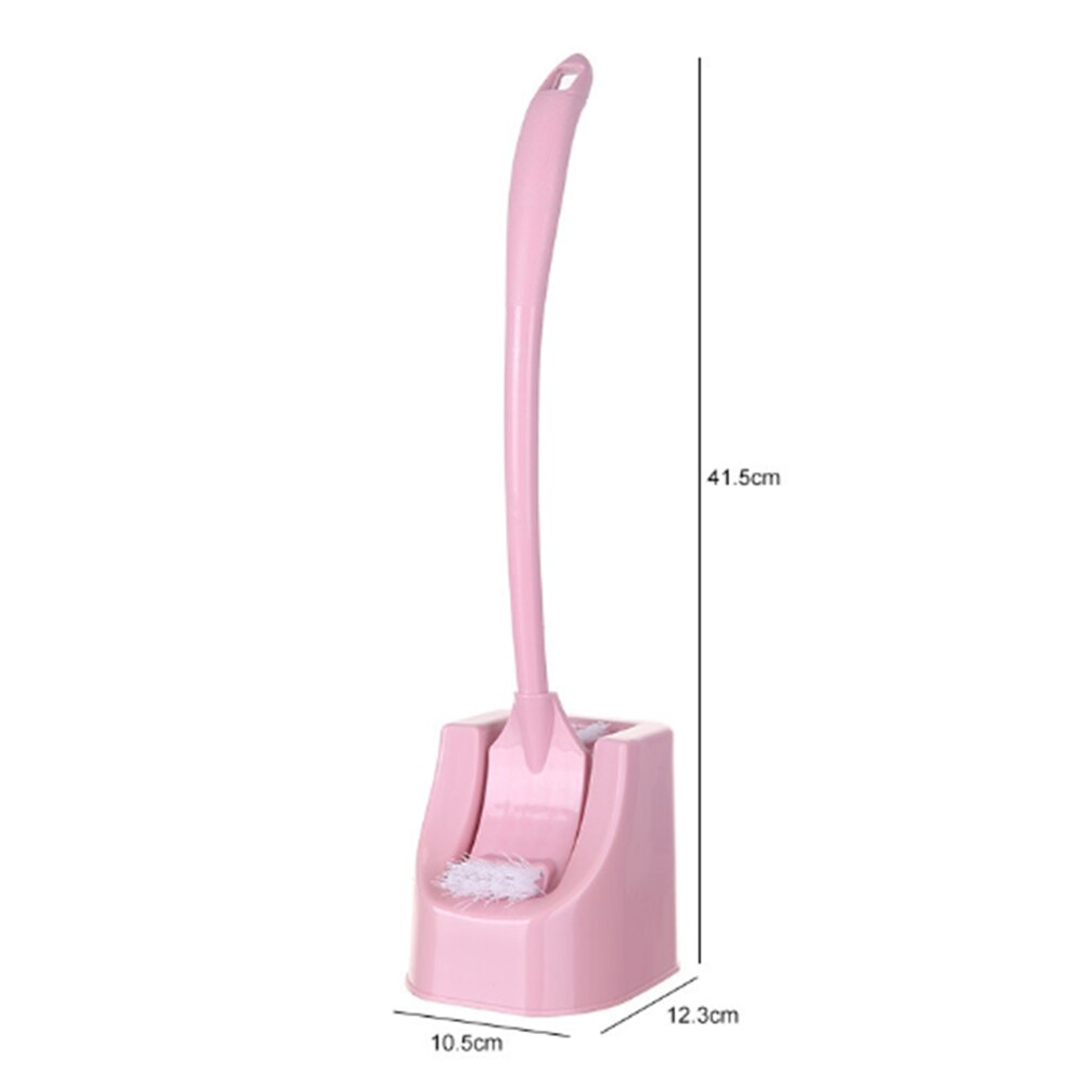 Juego de portaescobilla de doble cara cabezal de cepillo sin ángulo muerto limpieza profunda suave con Base fija almacenamiento conveniente para el baño