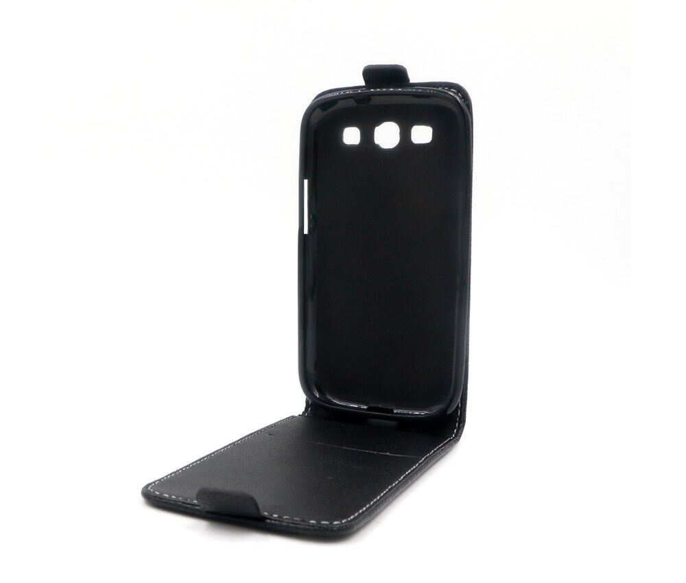 Funda con tapa vertical bolso de cuero funda para Samsung Galaxy S III GT-I9300 suave TPU coque funda para Samsung Galaxy S3 I9300