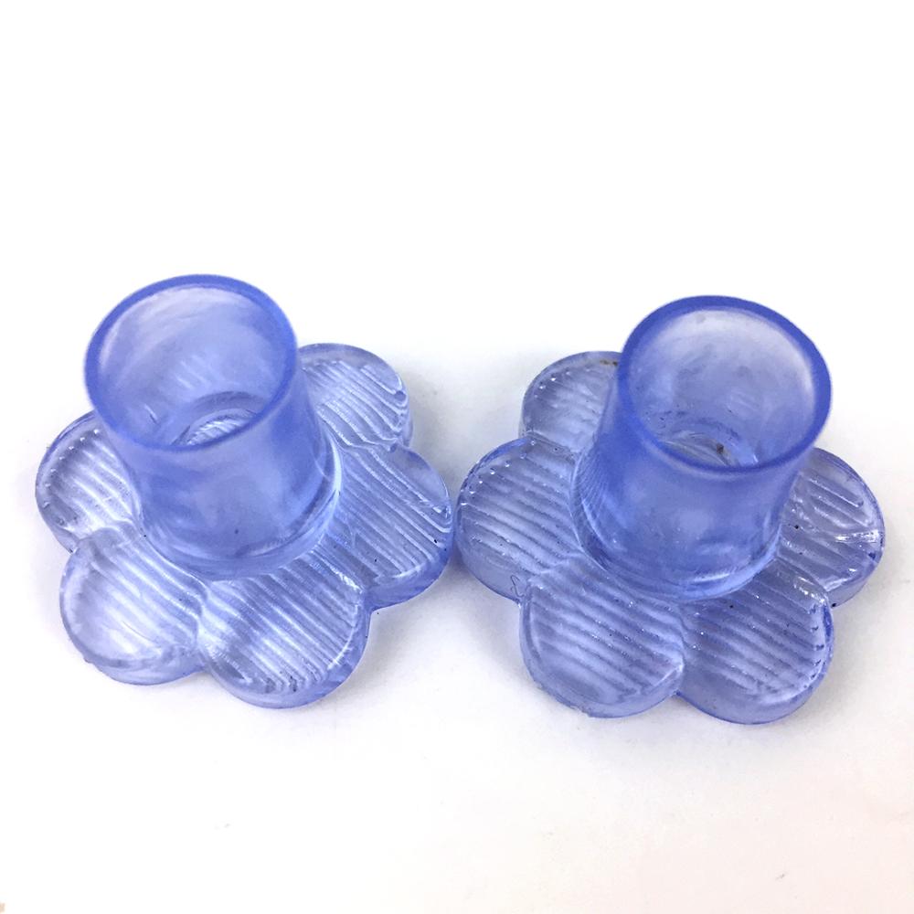 Protectores de tacón alto para baile latino, 5 pares de tacones antideslizantes, para el cuidado de los zapatos, sombreros de PVC trasparentes, Base blanda resistente al desgaste