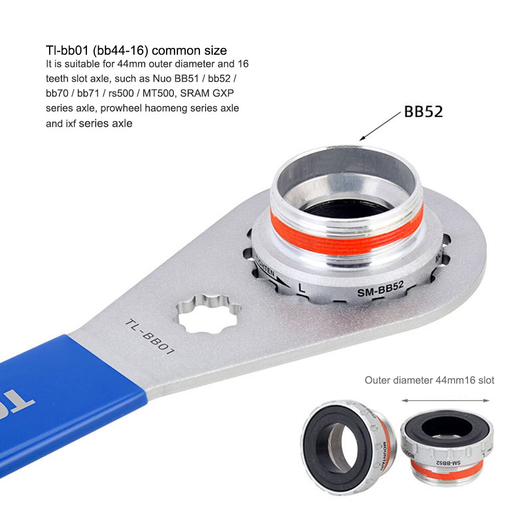 Bike Direct Mount Chainring Lock Ring Removal Installation Tool for Shimano M7100 M8100 M9100