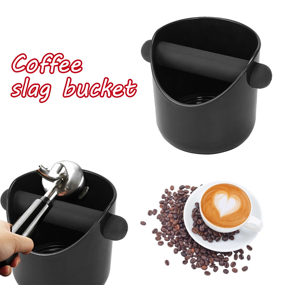 Coffee Grind Knock Box Espresso Grounds Container Anti Slip Coffee Grind Dump Bin Espresso Grounds Container Coffee Tool