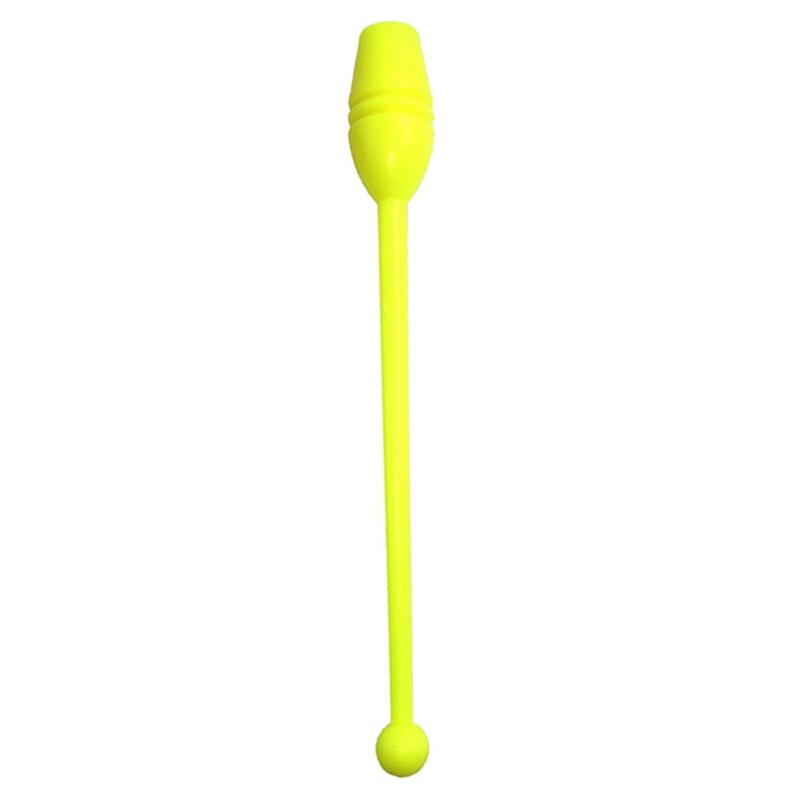 35cm /45cm Multicolor rhythmic gymnastics bar fitness rhythm gymnastics bar competition plastic training gymnastics: Yellow / S