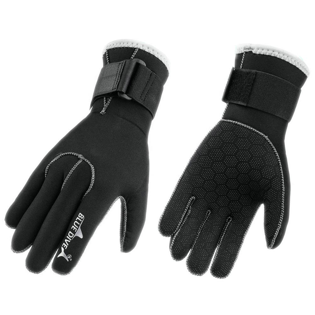 De neopreno de 3MM frío-prueba de natación de invierno Buceo snorkel buceo guantes equipamiento bajo el agua calor invierno nadar pesca submarina