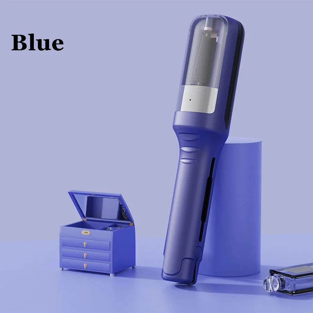 Haaruiteinden Trimmer Split Remover Droog Beschadigd Broos Professioneel Automatisch Trim Split voor Vrouwen Draadloze haarsnijmachine: Blauw