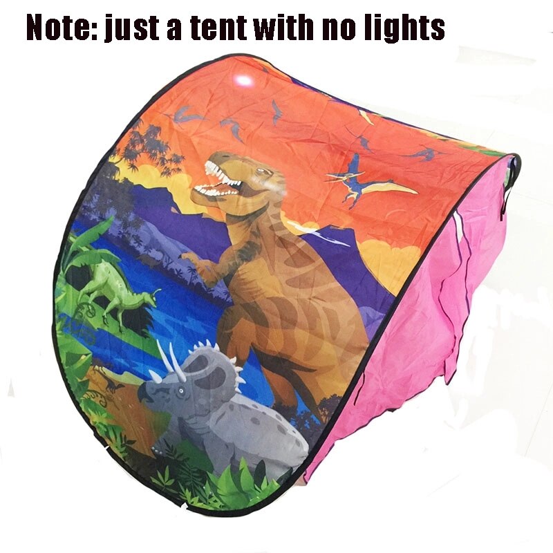 Printing Kids Dream Tents Baby Pop Up Bed Tent Fantasy Cartoon Snowy Foldable Playhouse Comforting Sleeping mosquito net