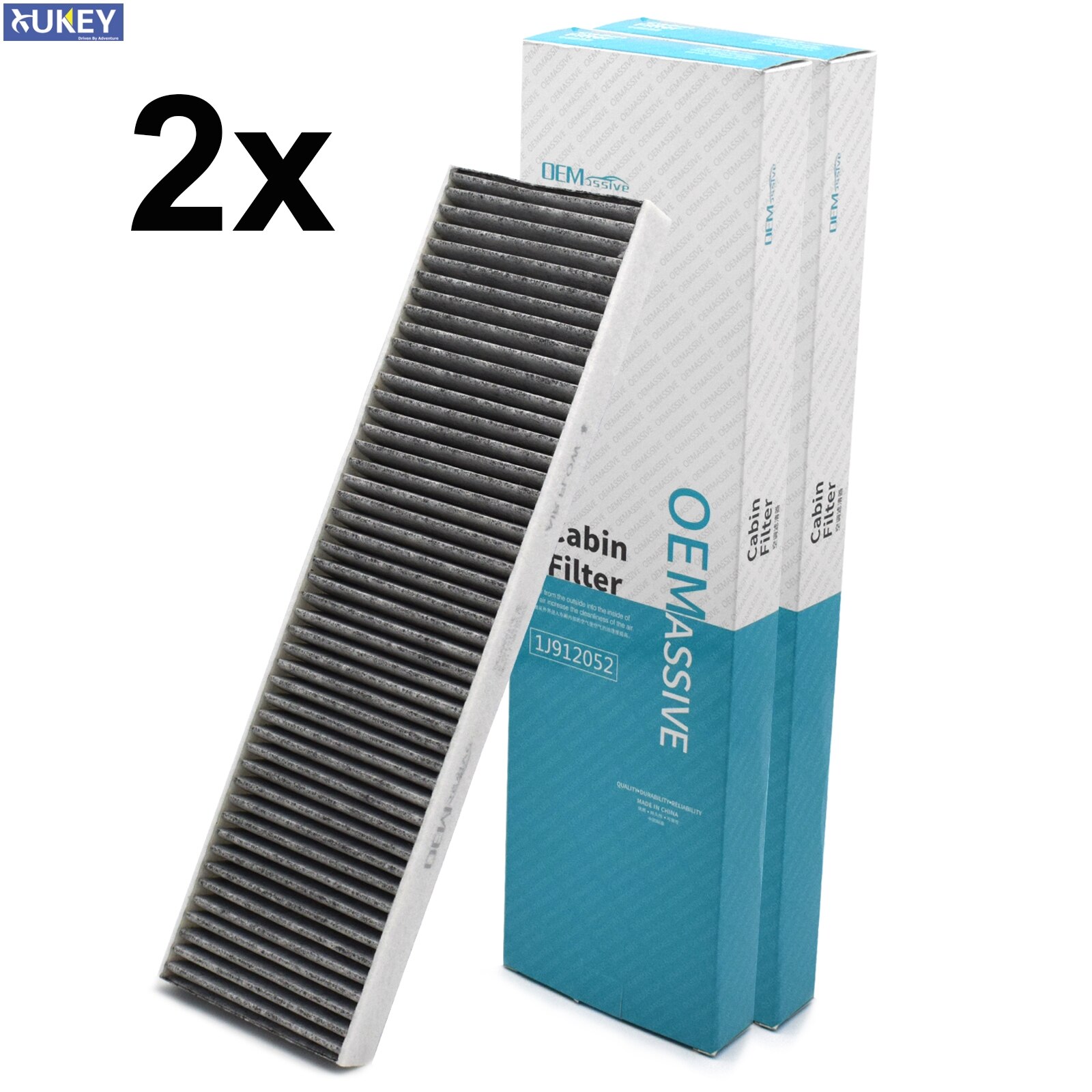 2x For MINI Cooper R56 Coupe R58 Paceman R61 Car Activated Carbon Pollen Cabin Air Conditioning Filter 64319127516 64319127515