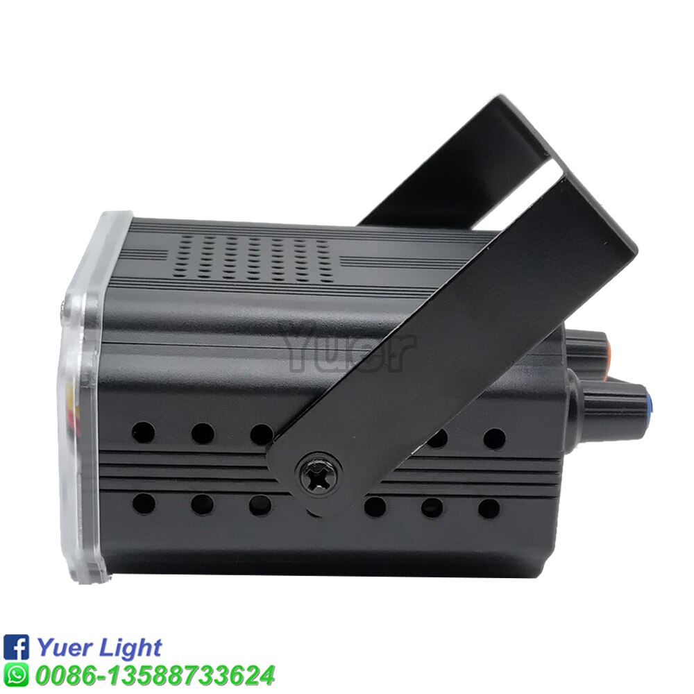 48 ledet rgb 3 i 1 strobe lys diskotek dj parti bar jul klubb ekstern lyd aktivert blits lys scene lyseffekt par lampe