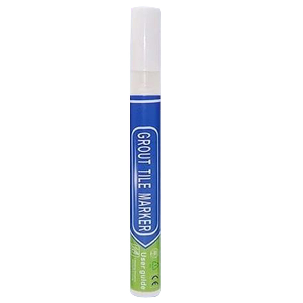 Pluma de estilismo para azulejos, rotulador impermeable y con lechada de moho para Reparación de Pintura de baño, marcador a prueba de agua, # W5: White 