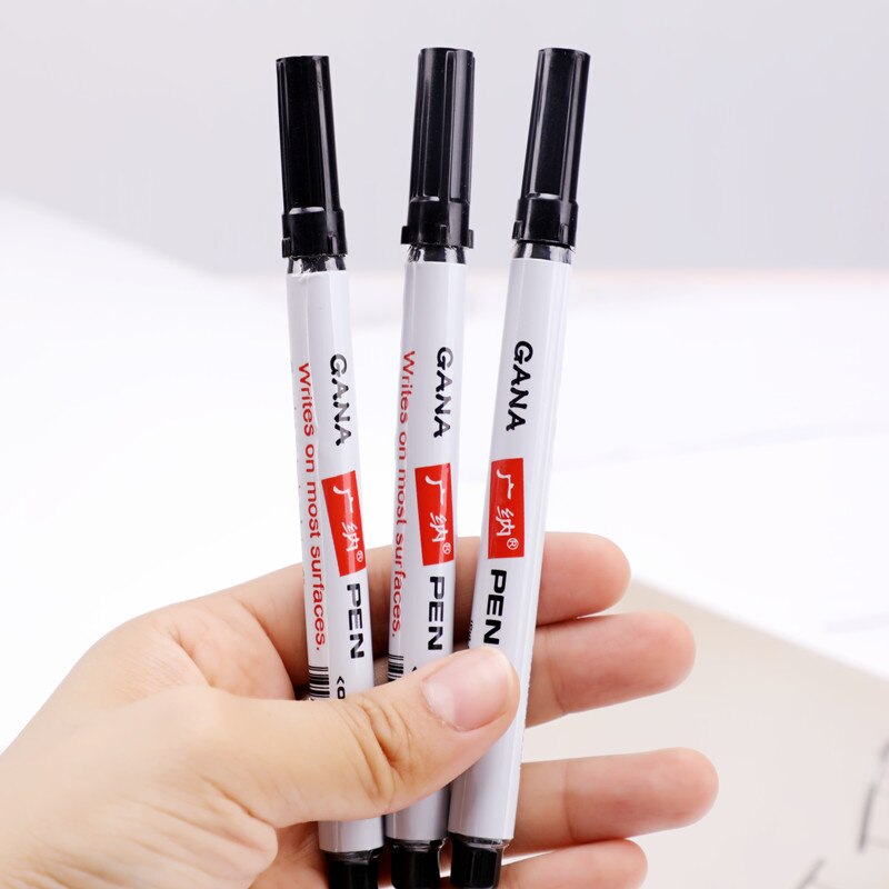 Small headed marker pen Mark Oily Optical Disc Glass Ceramic plastic marker signature marker pen Zebra same style