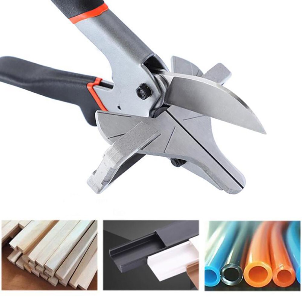Trim Cutter Angle Shears Wire Slot Cutter Trunking Scissors Orange Durable Clear Scale Steel Blade Wire Duct Cutter Cutting