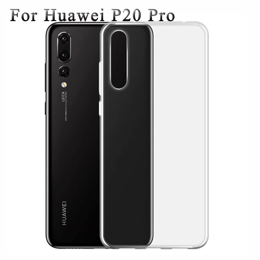 Herecase voor huawei  p20 lite hoesje schokbestendig zacht tpu siliconen hoesje voor huawei  p20 pro hoesje transparante hoes voor huawei  p20 hoesje