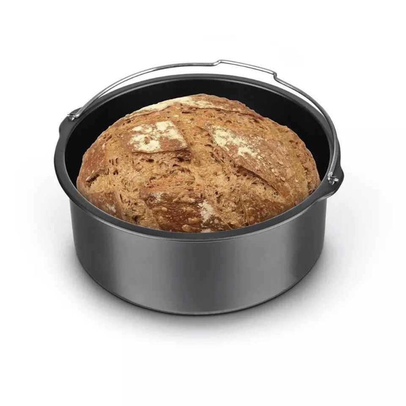 6/7/8'' Non Stick Cake Mold Baking Tray Pan Round Roasting Basket Bakeware Mould Air Fryer