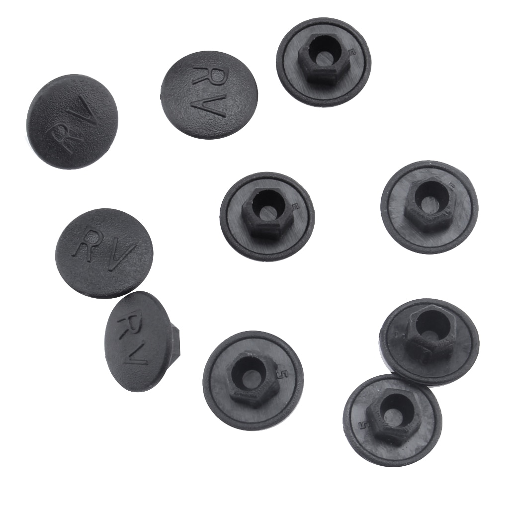 Paquete de 10 piezas de tapas protectoras hexagonales portátiles con cabeza hexagonal de tornillo Allen, azul, blanco, verde, rojo M5