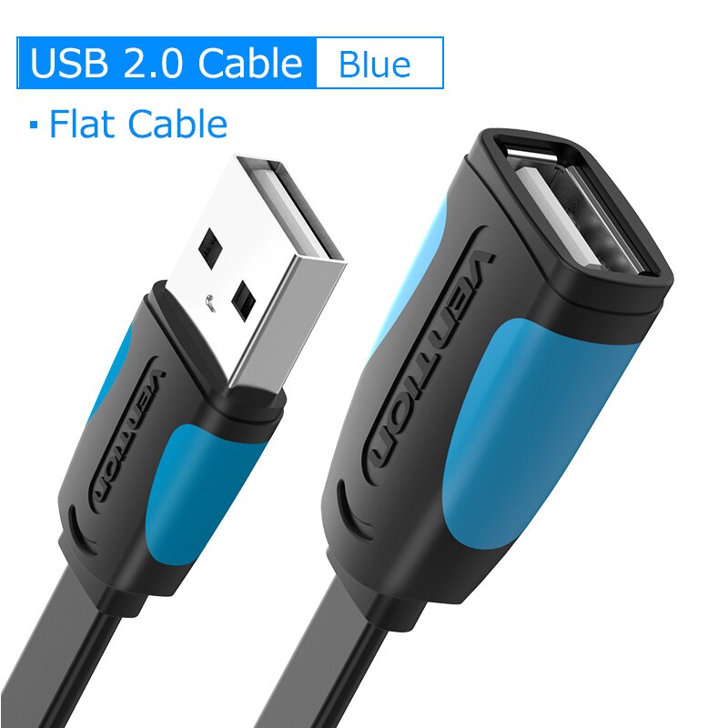 Vention USB Extension Cable USB 3.0 Cable for Camera PC PS4 Xbox Smart TV High Speed Charger&amp;Data USB 3.0 2.0 Cable Extender