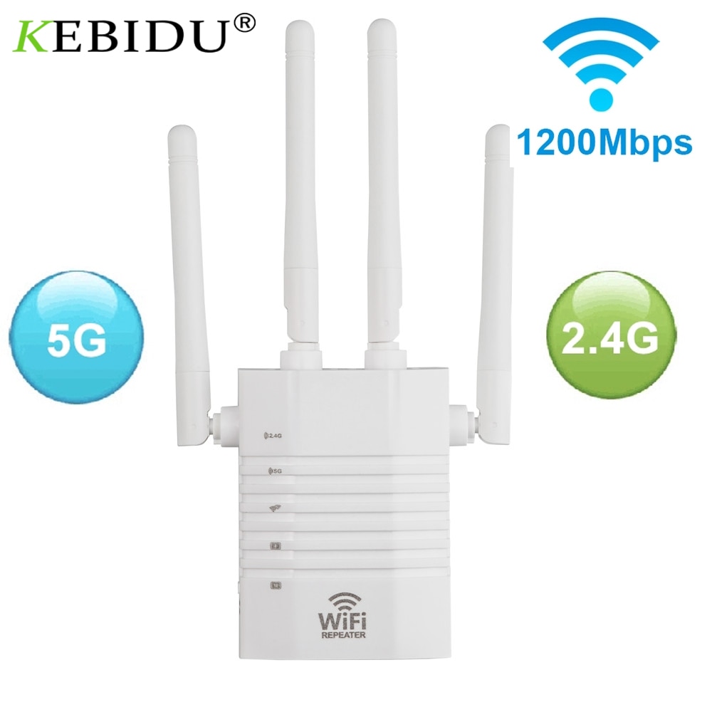 5 Ghz WiFi répéteur AP longue portée sans fil Wifi Extender 1200Mbps Wi-Fi amplificateur 802.11N Wifi Signal Booster 2.4G WiFi Repiter