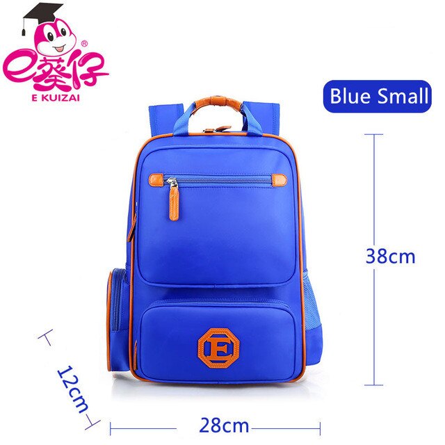 Mode Grade 1-6 Orthopedische Kinderen Basisschool Tassen Kids Rugzak Voor Tieners Jongens Meisjes Mochila Schooltassen Satchel Q3: blue small