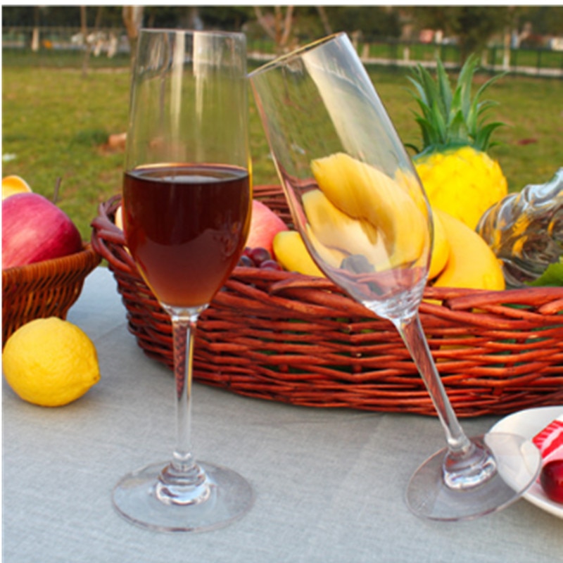 HXM 1/2/4/6 uds/set de copas de vino irrompibles Tritan PVC inastillables copas de vino, copas de vino, copas para beber, copas para el hogar, bodas