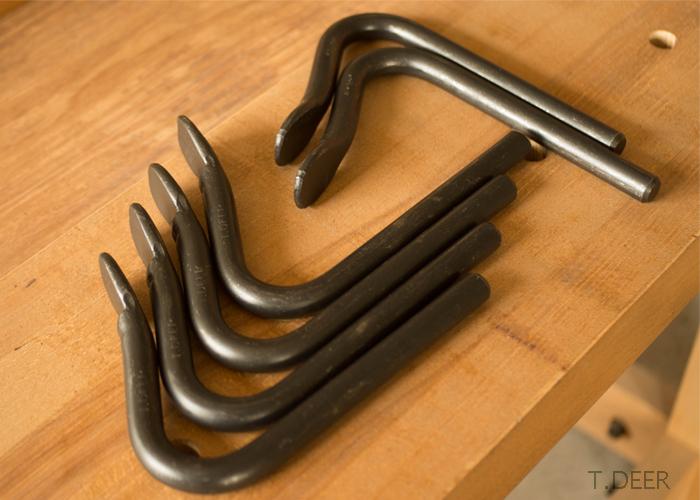 1Pcs Woodworking clip Fast F clip Workbench Holdfast Steel Clamp DIY Woodworking Workbench Accessories BD-Holdfast-L