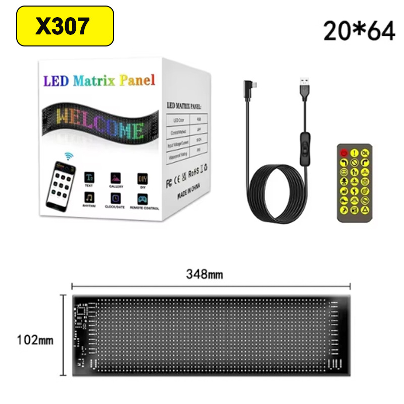 Dämon Augen Auto LED Logo APP LED Matrix Pixel Tafel Nachtlicht DIY Programmierbare flexibel LED Anzeige für Auto Lkw Zubehör: Gelb