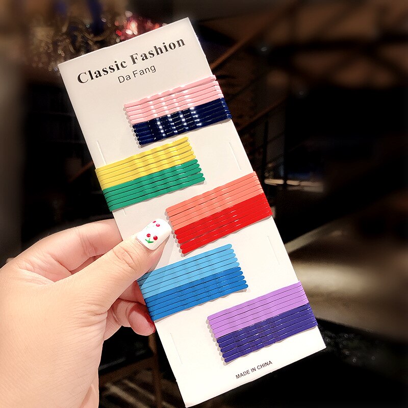 50pcs Headwear For Girls kinds Hairpin 8 Style colorful Children Kid Hair Accessories Hairgrip: 5