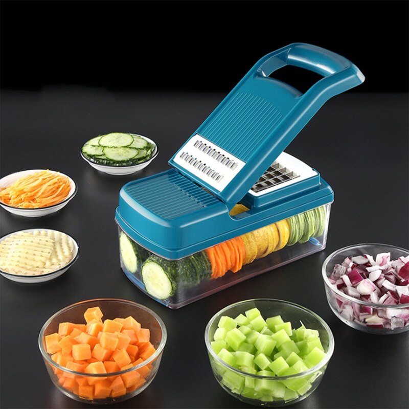 Food Chopper,Vegetable Chopper for Food Salad Potato Veggie Fruit Chopper Cutter Durable Fruit Chopper Vegetable Slicer