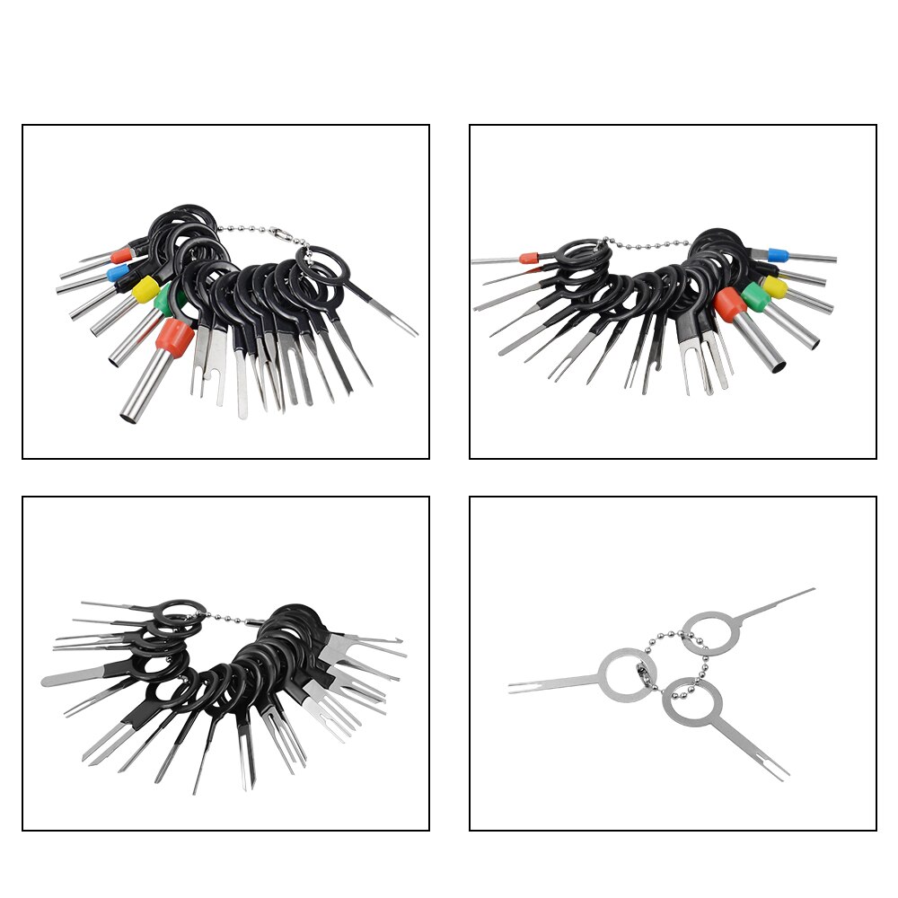 Car Terminal Removal Kit Wiring Crimp Connector Pin Extractor Puller Terminal Repair Tools 59PCS 38PCS