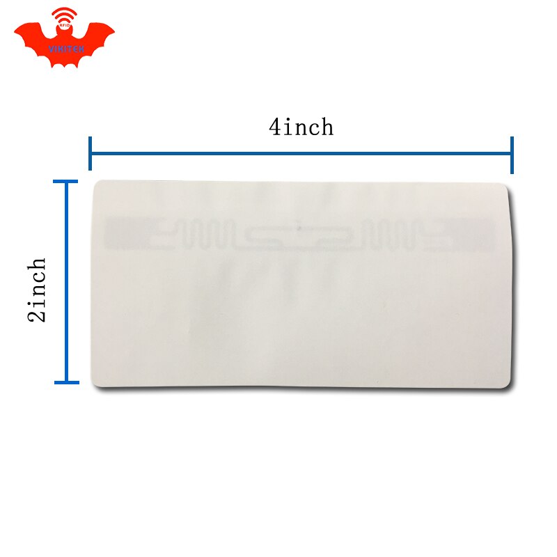 RFID tag UHF sticker Alien 9640 printablecopper label 915mhz868mhz Higgs3 EPC 6C 50pcs adhesive passive RFID label