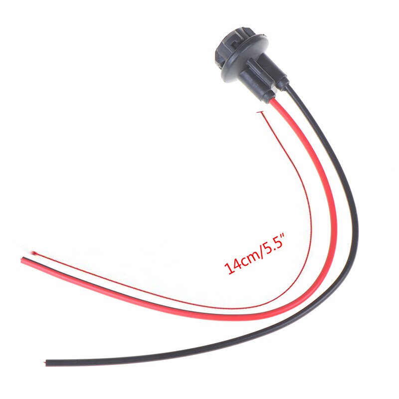 Tebru 2pcs T10 W5W 168 194 Car Plug-in Light Bulb Extension Socket Holder Connector Soft Rubber T10 Socket Holder Light Base