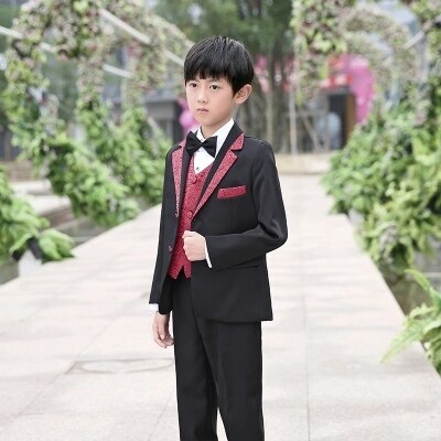 Neue Frühling und herbst jungen hochzeit kostüm formalen Blazer anzüge England stil jungen prom weste Blazer anzug freundlicher kleidung einstellen