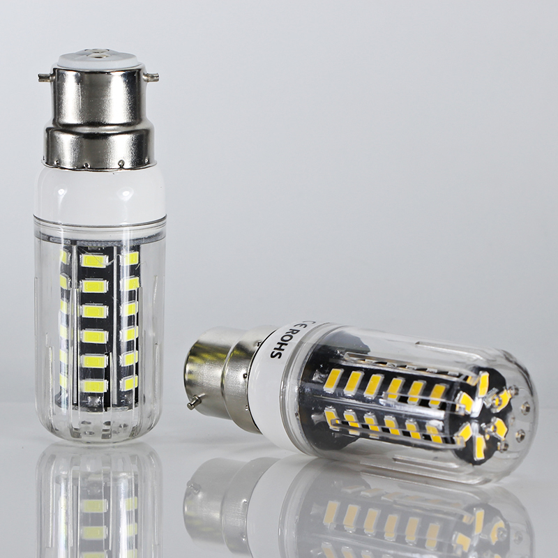 Lampara led majslys  b22 ac dc 12v 24v 36v 48v 60v 110v 220v super 7w b 22 hjemmepære 12 24 volt lysekrone stearinlyslampe