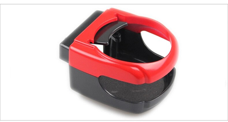 Wylot samochodowy uchwyt na kratkę wentylacyjną uchwyt samochodowy na napój wylot powietrza uchwyt na kubek popielniczka samochodowa uchwyt kubka uchwyt otwory w samochodzie stojak na kubki: czerwony