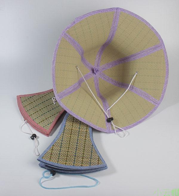 Summer Sun Straw Caps Women Men Beach Folding straw hat