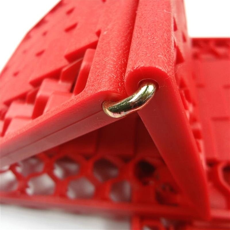 1 pair Foldable Car Tire Anti-slip Mat Mud Snow Sand Off The Hook Plate Anti-slip Mat Outdoor Emergency Escape