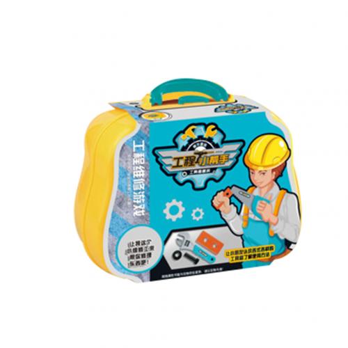 Narzędzia dla dzieci inżynier symulacja narzędzia robić naprawy zabawka Ax stolarstwo wiertarka zestaw wkrętaków robić napraw zagraj w zestaw zabawek dla dzieci prezent: Tool Case