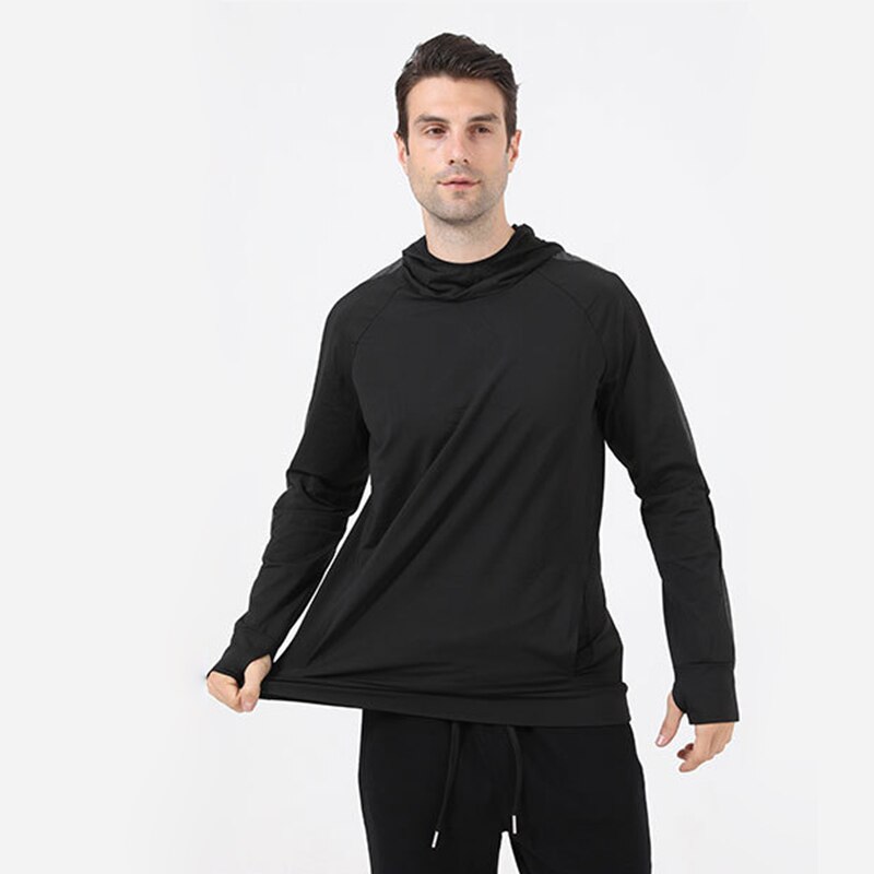 Cugoao masculino esportes casual wear moda inverno quente plush sweatshirts de manga longa hoodies moda aptidão esportiva topos