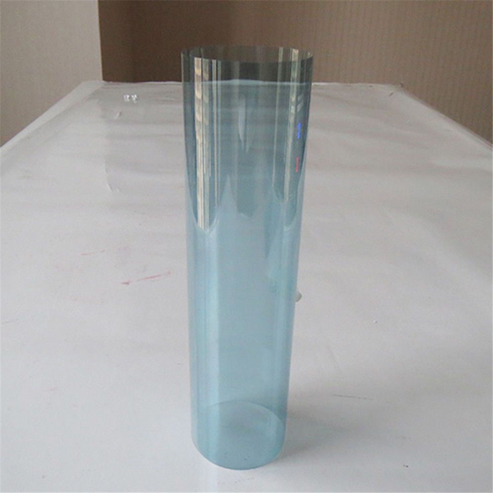 VLT 80% Film solaire bleu clair pare-brise pour voiture, pare-soleil, auto-adhésif, réparation thermique 99%, taille 50x100cm