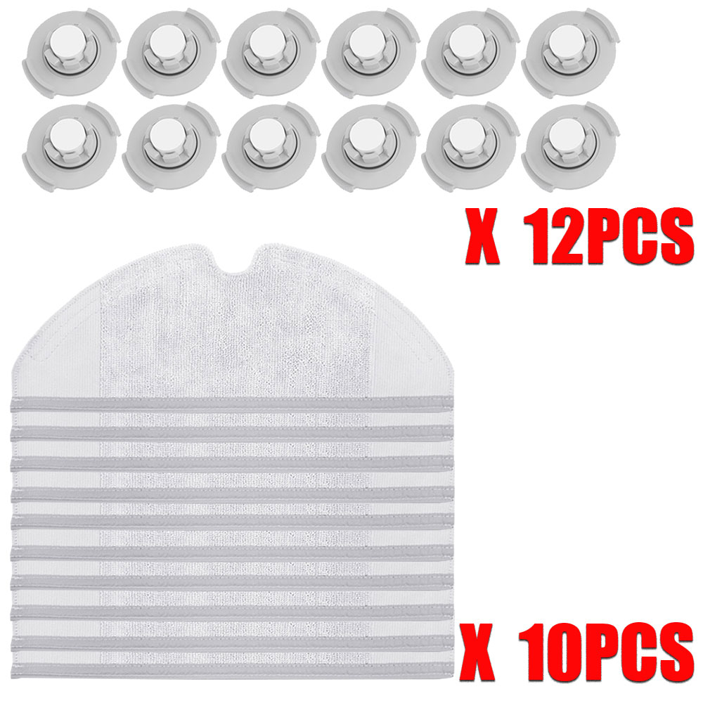 Convient pour Xiaomi Roborock S50 S51 S5 S55 robot aspirateur 2 pièces de rechange Kits chiffon de nettoyage réservoir d'eau filtre remplacemen