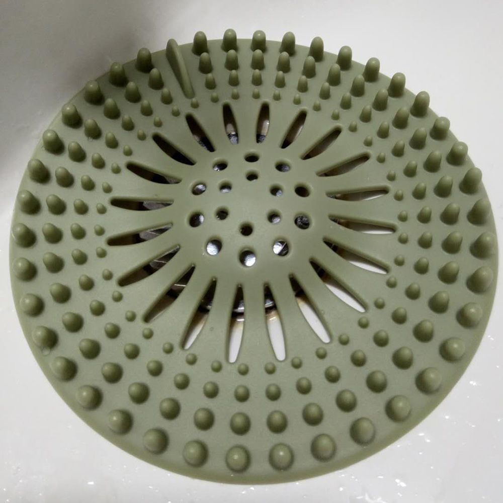 1 sztuk nowoczesne najnowszy anty-bloking zlew filtr robić domu łazienka kuchnia kreatywnych korek spustowy akcesoria robić czyszczenia narzędzi: zielony