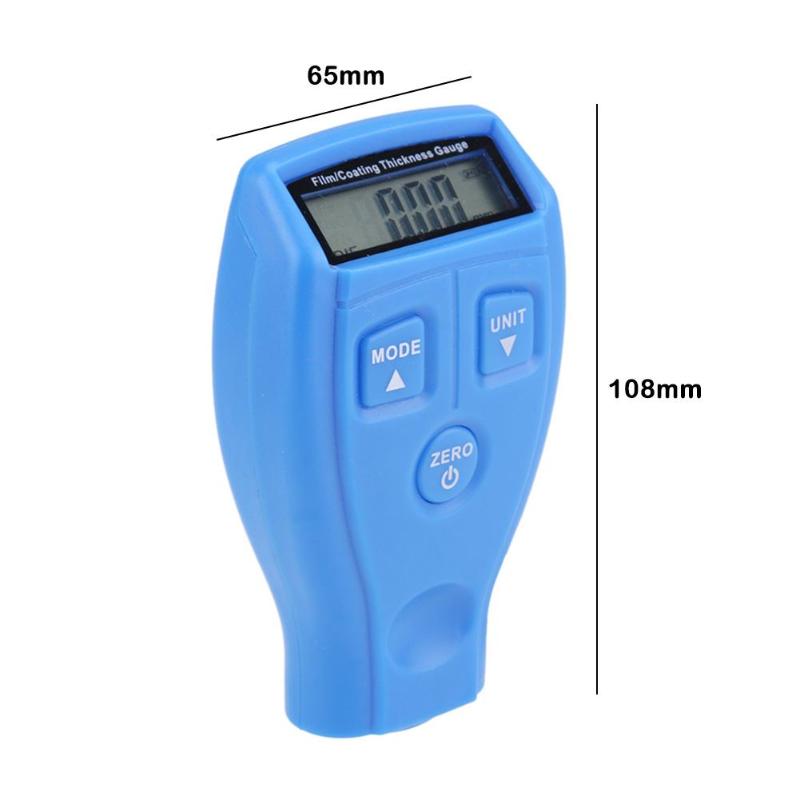 Medidor de espesor de pintura GM200 rm660 medidor de espesor de pintura de revestimiento de coche medidor de espesor de pintura LCD Digital Tester herramienta Mini portátil