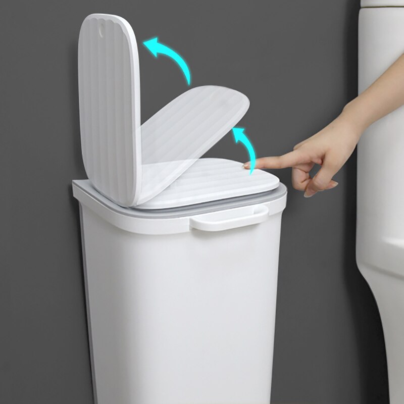10L Opknoping Prullenbak Badkamer Muur Gemonteerde Prullenbak Keukenkast Deur Opknoping Afvalbak Bespaar Ruimte Vuilnisbak thuis Vuilnisbak