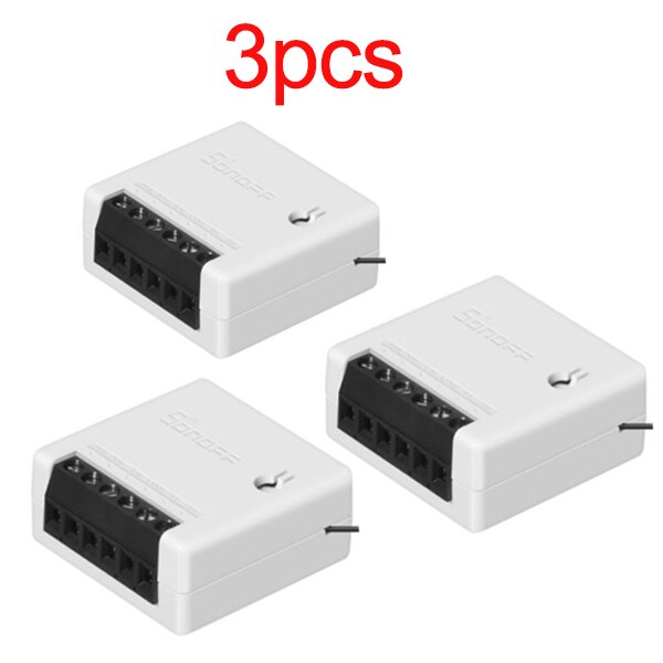 1/10Pieces Sonoff Mini DIY Smart Switch Small Ewelink Remote Control Wifi Switch Support An External Work with Alexa Google Home