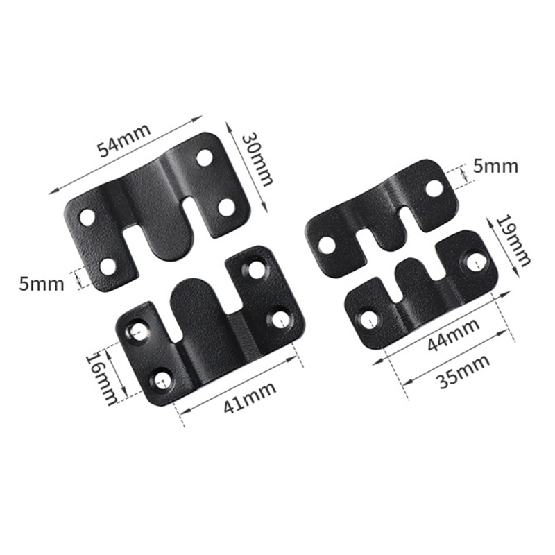 2 Pieces Stainless Steel Frame Heavy Duty Photo Frame Hooks Flush Mount Bracket for Picture Hold Wall Mount Hardware