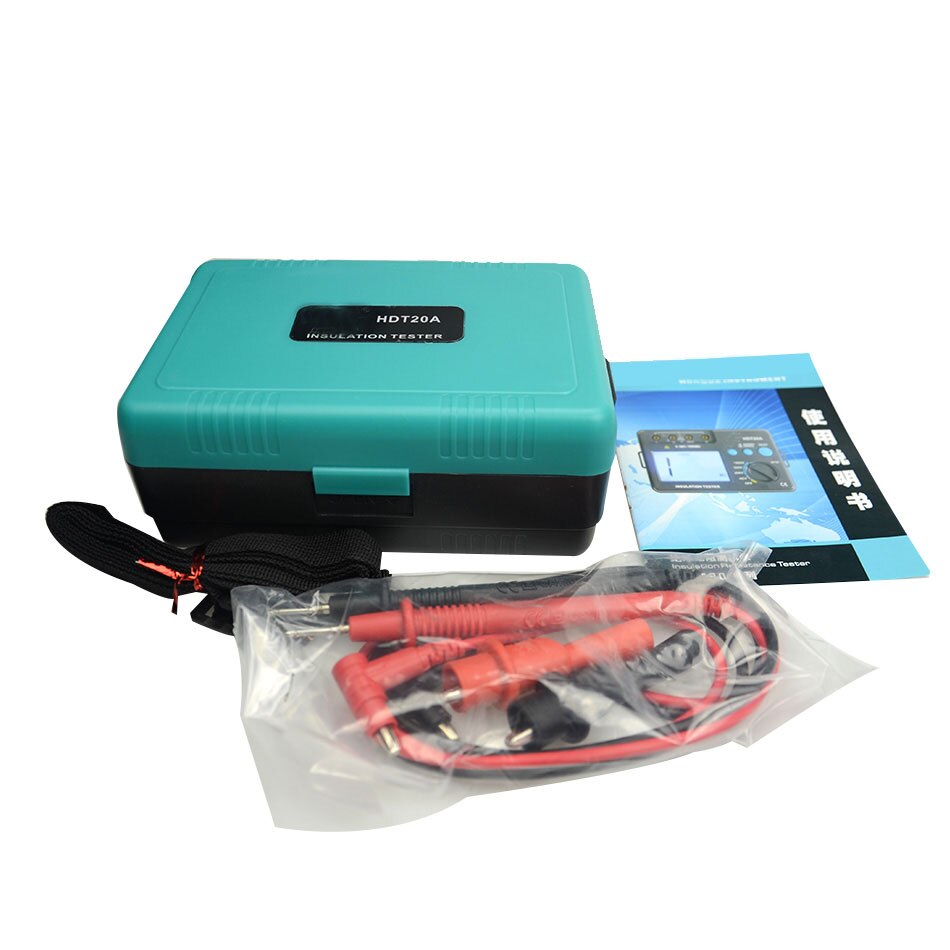 Original Insulation Resistance Tester Digital Megohmmeter Voltmeter With LCD Backlight Electronic Diagnostic Tools