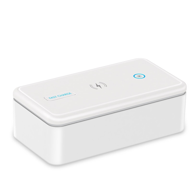 Caja esterilizadora de teléfono para iPhone, Xiaomi, Huawei y Samsung, multifunción, UVC, 8 lámparas UV, esterilizador, luz UV