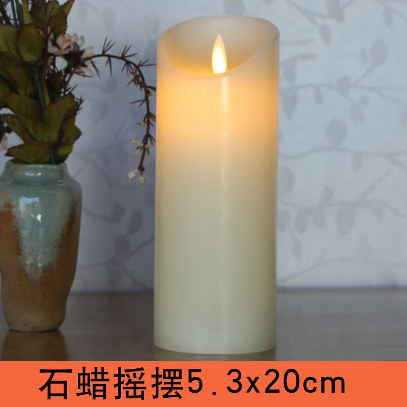 1-3 unids/set velas electrónicas Led amor cumpleaños decoración del hogar velas sin llama ámbar decorativas coloridas luces Led de té/romántico: J1Pcs